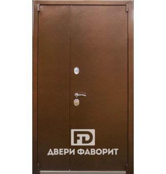 Недорогая двустворчатая дверь для тамбурного пространства