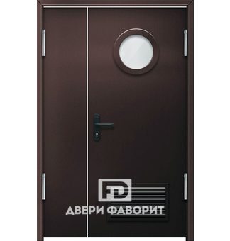 Двустворчатая противопожарная дверь МД-1862