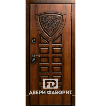 Дверь стальная с отделкой винорит и МДФ