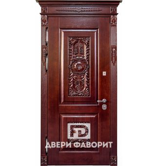 стальная дверь с двухсторонней отделкой массив лиственницы
